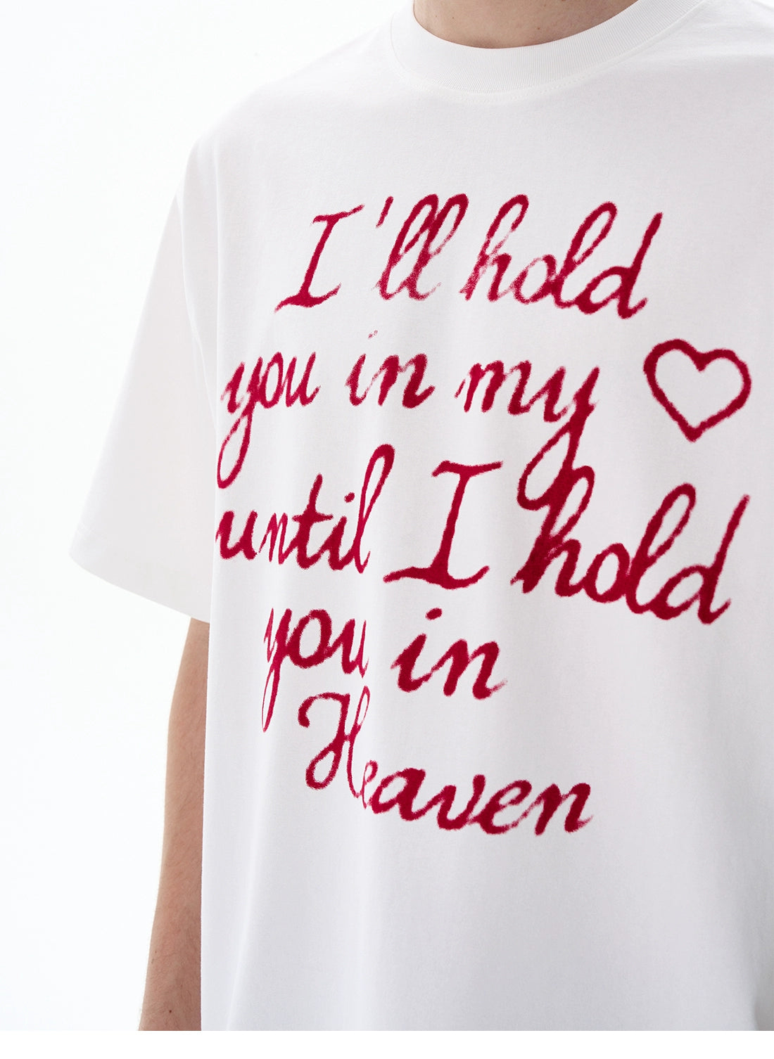 Heaven Script Heart Graphic Tee