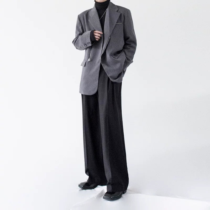 Slate Axis Zip Blazer