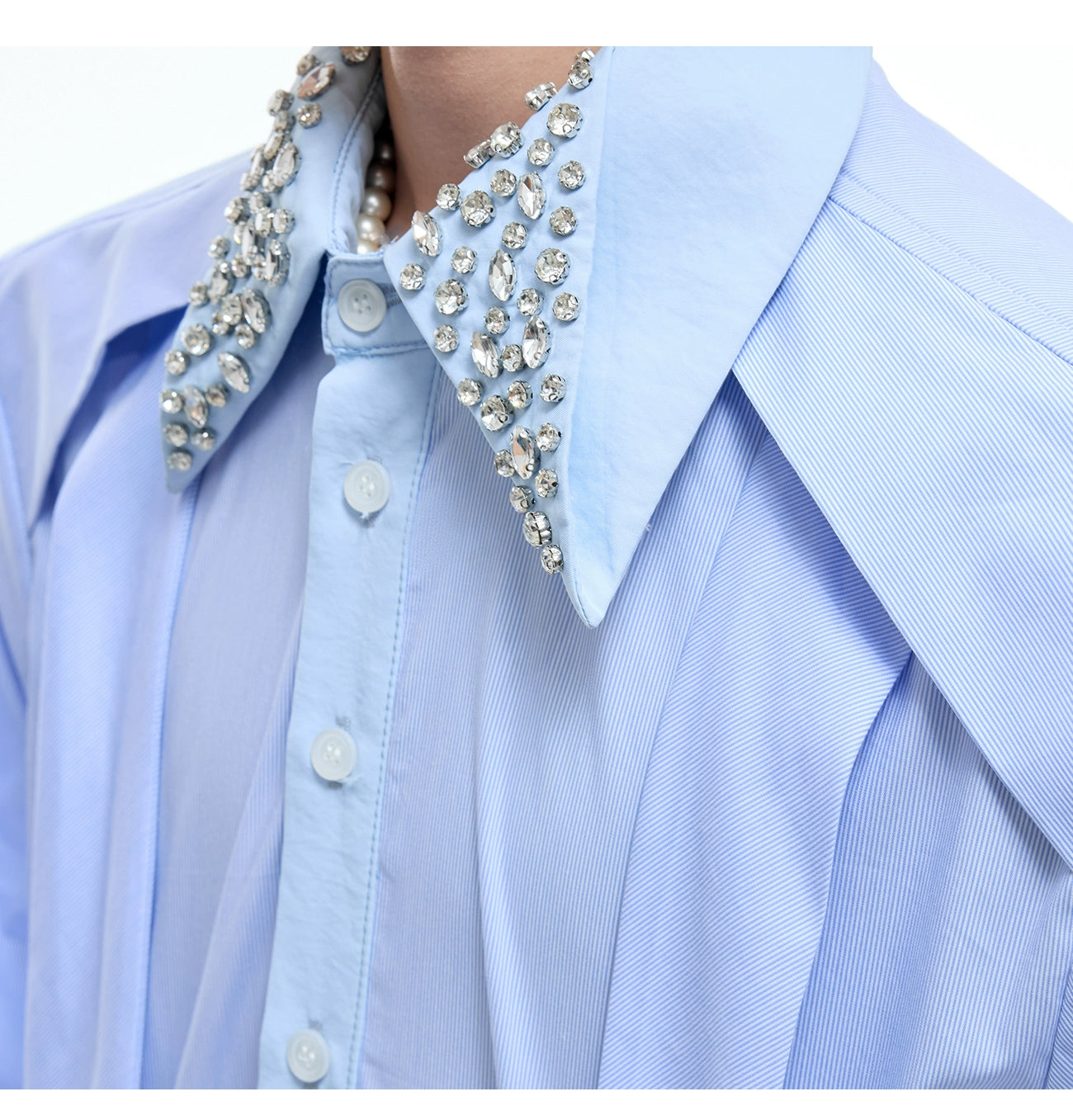 Studded Collar Dress Shirt