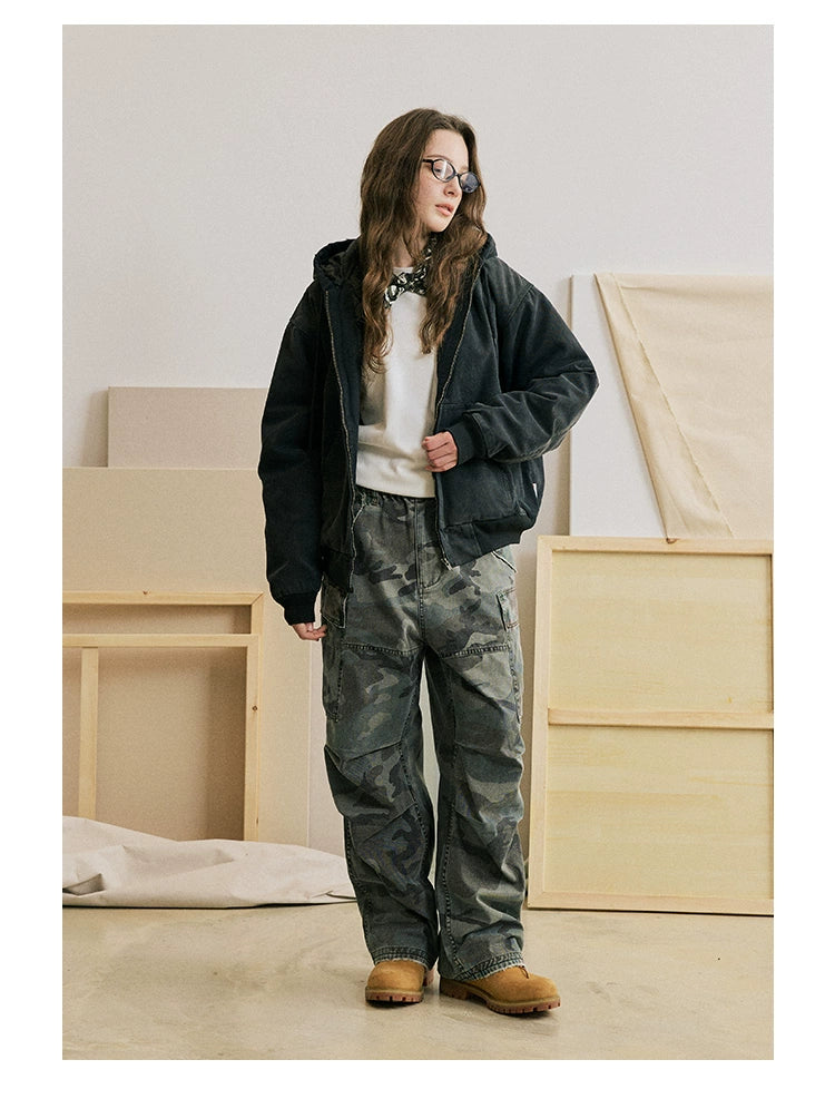 Woodland Camo Hunting Cargo Pants