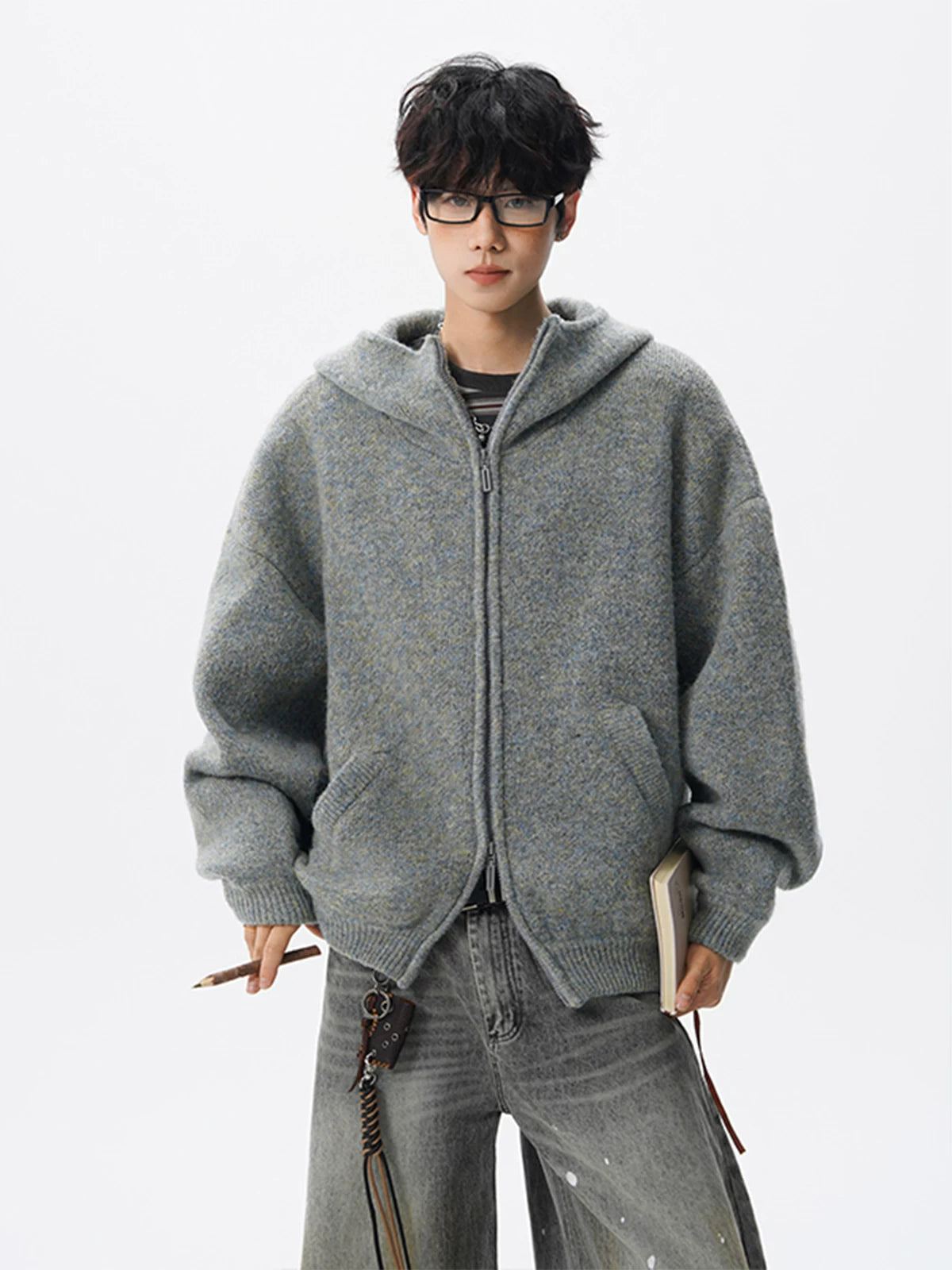 Horizon Fleece Knit Zip Hoodie