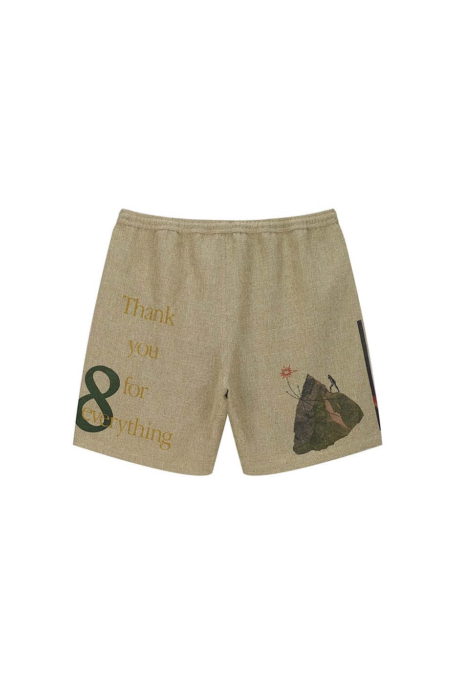 Urban Forest Text Shorts