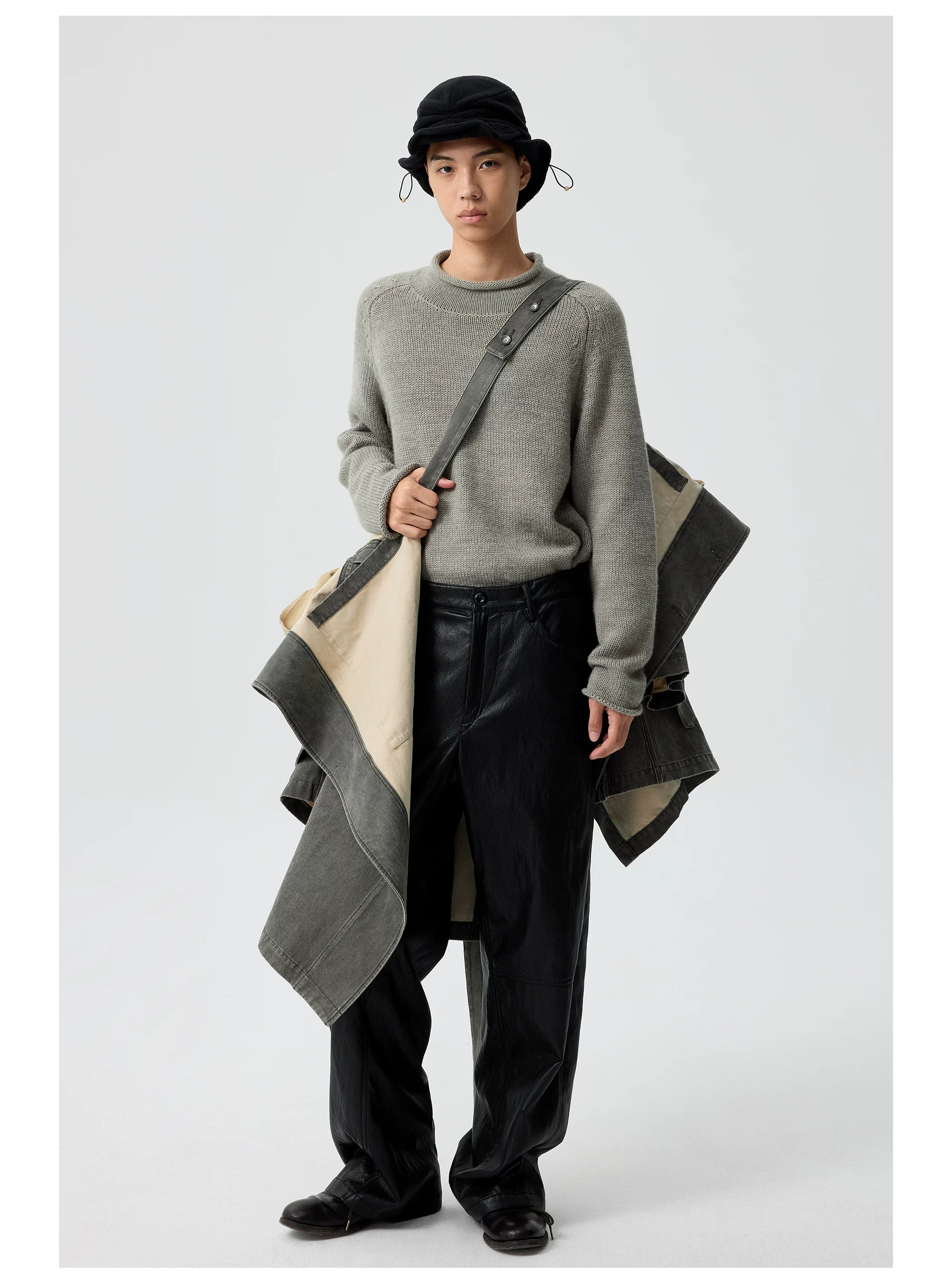Noirline Wide-Leg Leather Pants