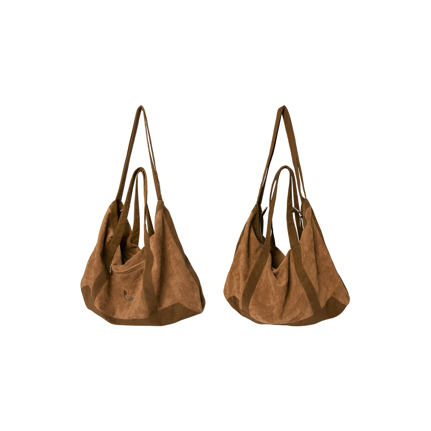 Slouchy Washed Canvas Hobo Bag
