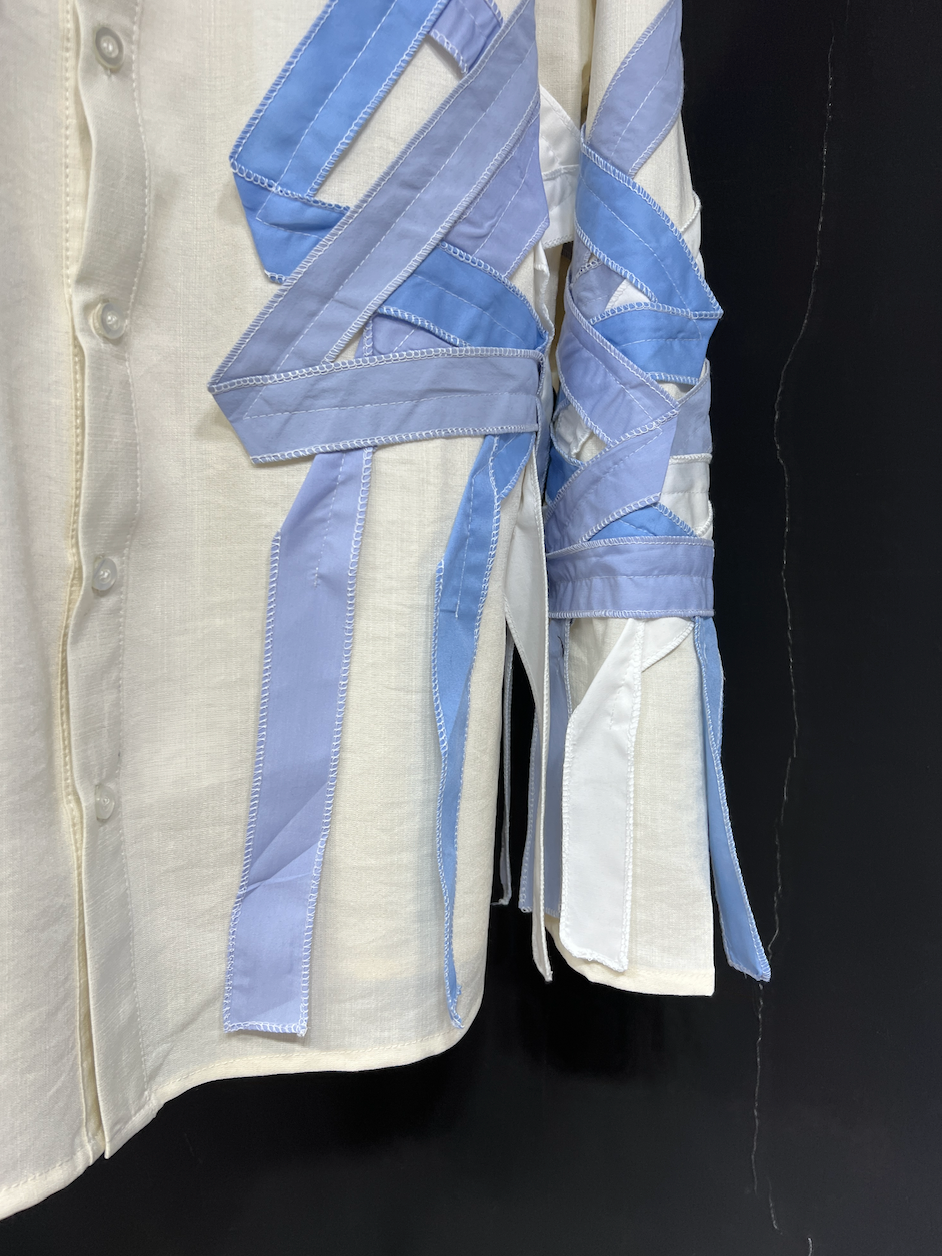 Glacier Circuit Ribbon Panel Shirt