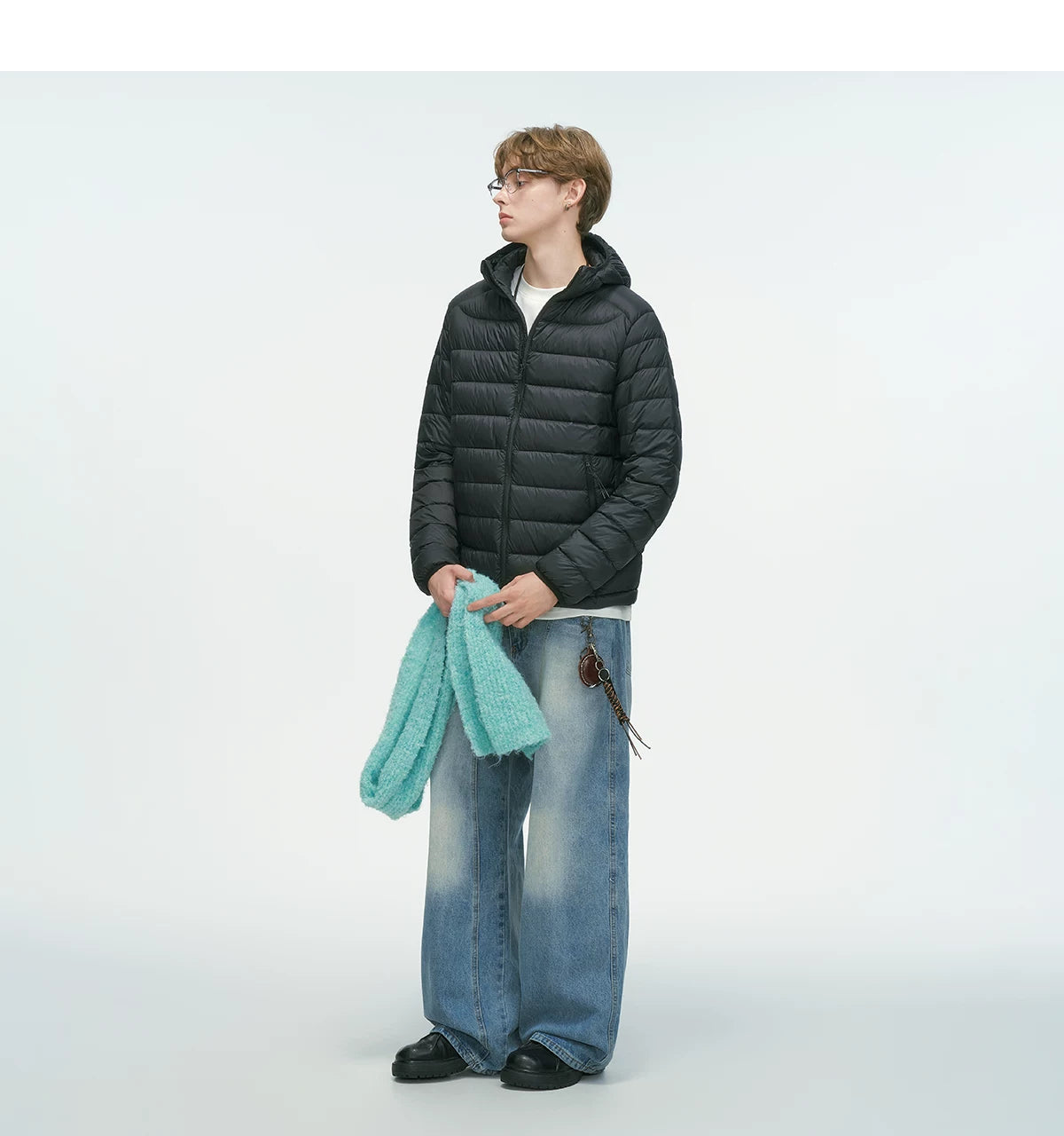 Frostbeam Dual-Tone Puffer Hoodie