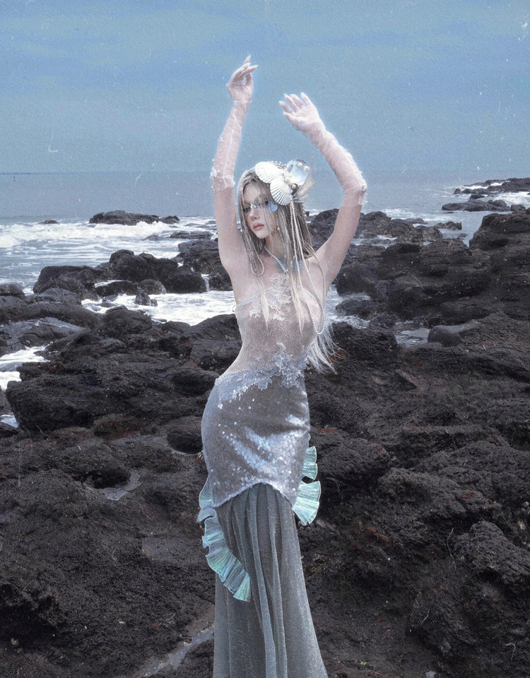 Polarized Gown Mermaid Dress