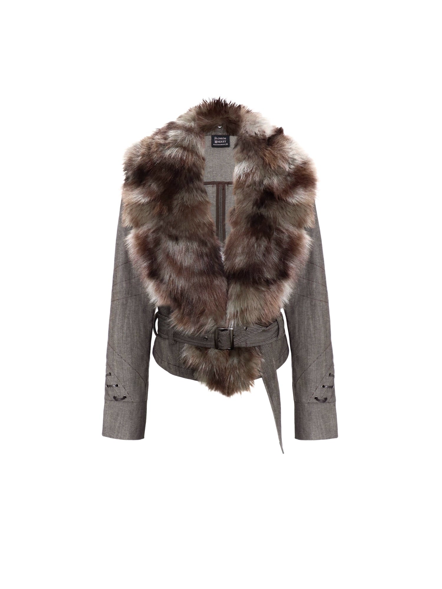 Frostbite Luxe Faux Fur Trim Coat