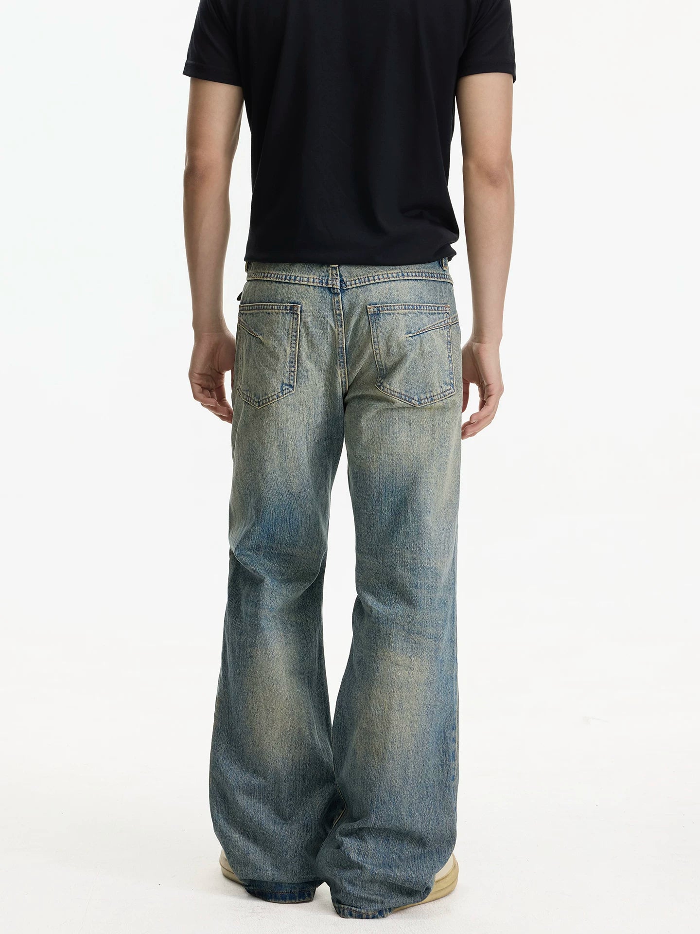 Shoreline Fade Relaxed Flare Jeans