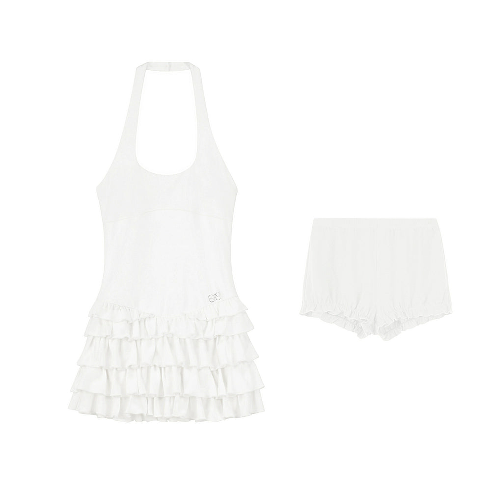 Tiered Ruffle Tank Dress