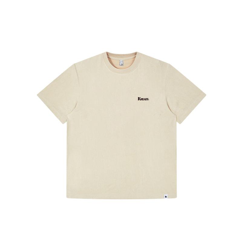 T-Shirt with Basic Embroidered Logo - chiclara