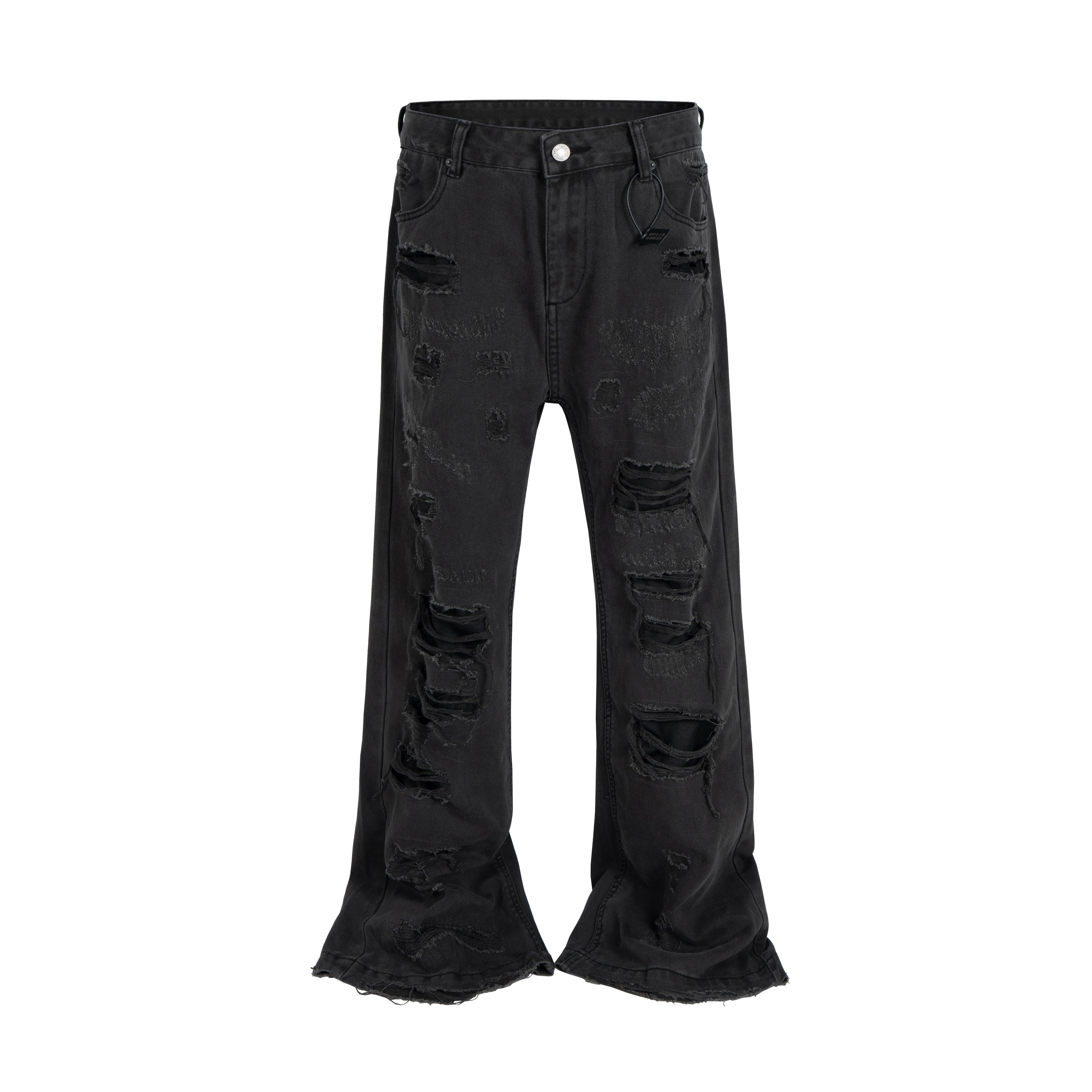 RuinForge Stacked Destroyed Jeans