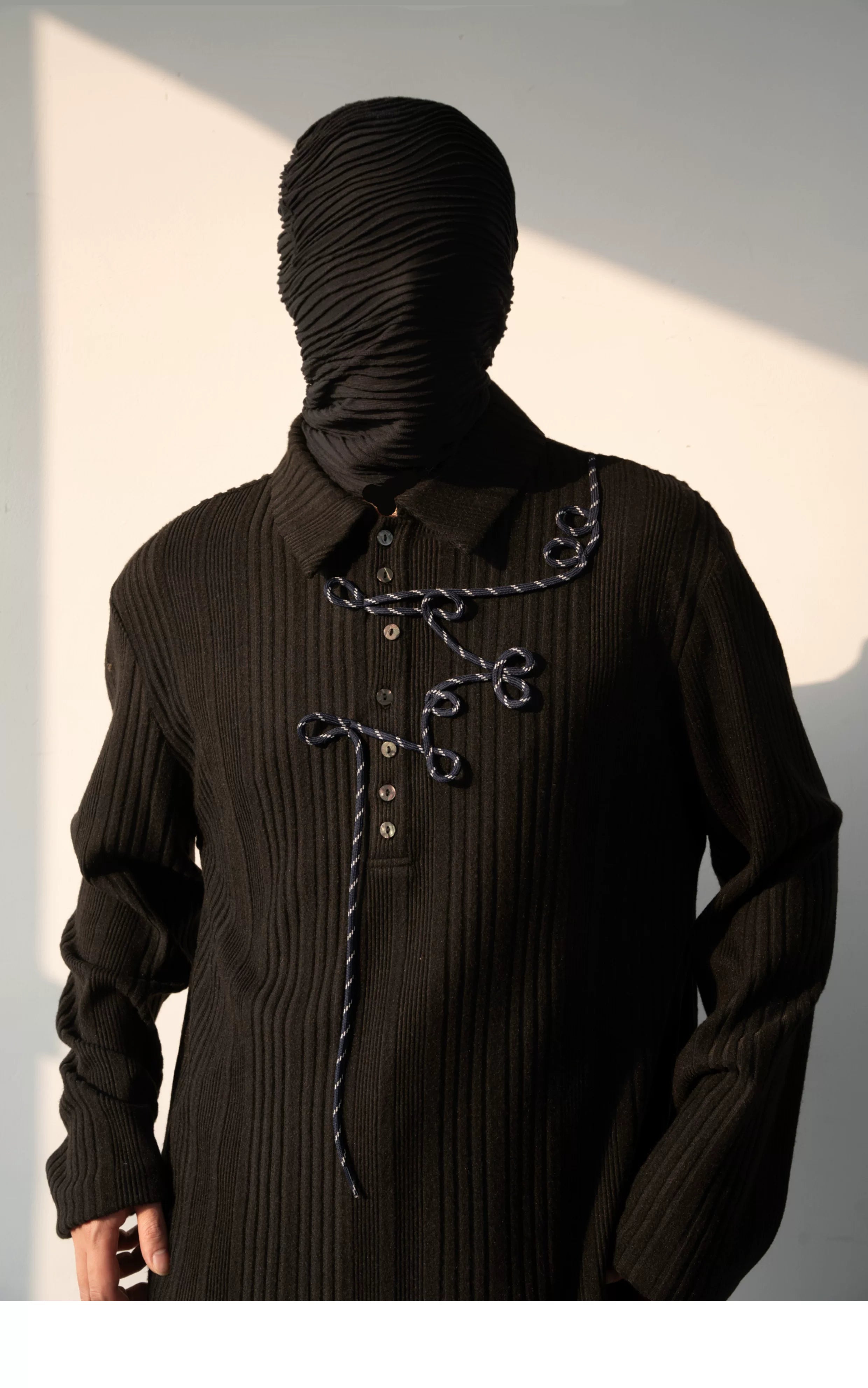 Twilight Script Ribbed Knit Overshirt