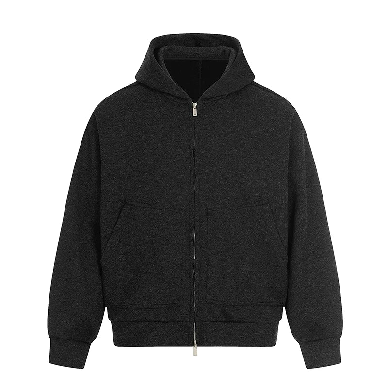 Cocoa Trail Zip-Up Fleece Hoodie