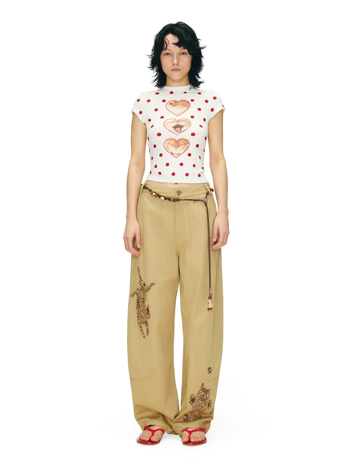 Heartfelt Whisker Dots Tee