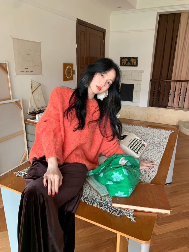 Velvet A-Line Maxi Skirt