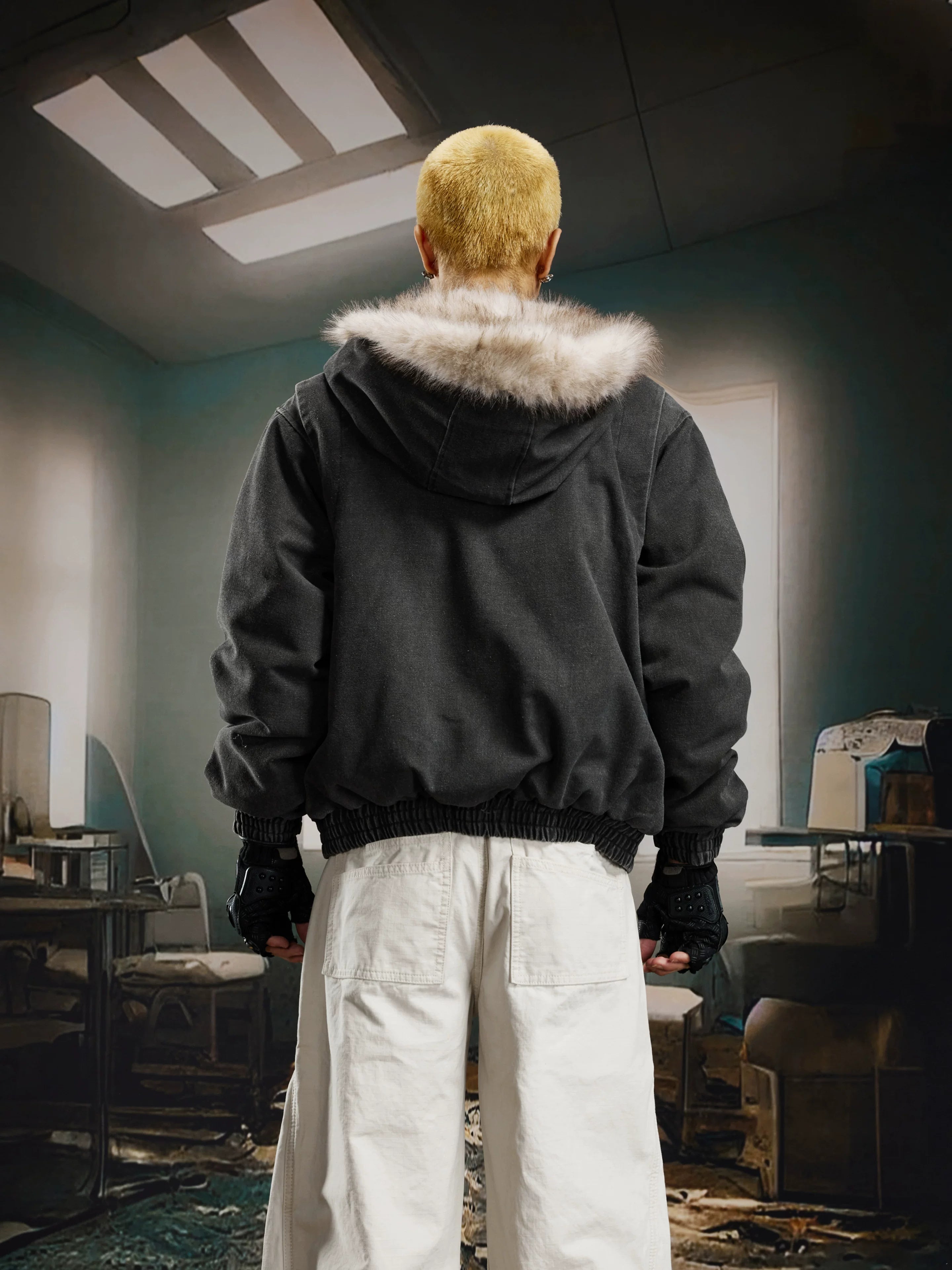 Frostlined Canvas Nomad Hooded Jacket