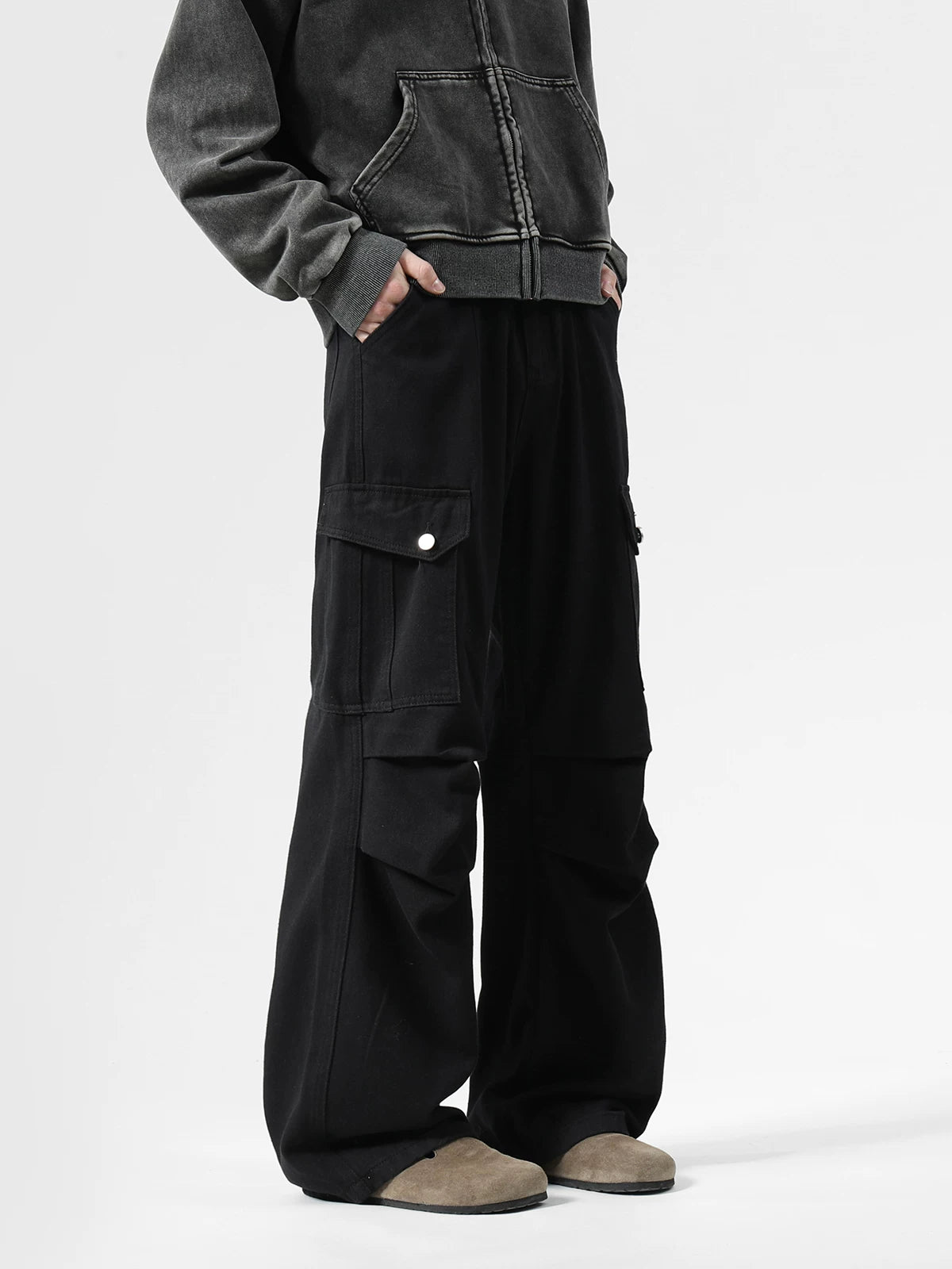 Frost Wash Slouch Cargo Pants