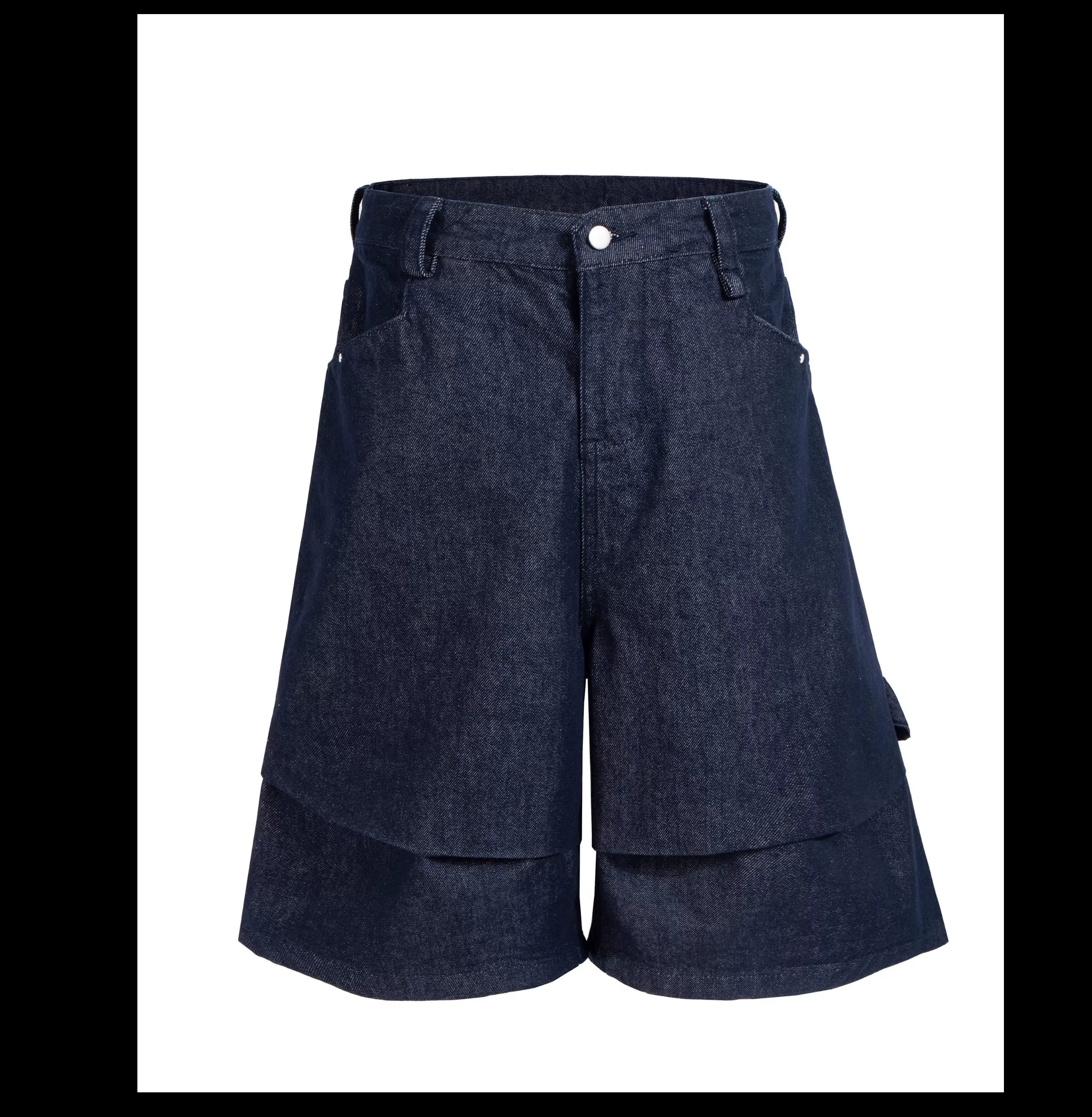 Midnight Tier Overlayer Denim Shorts