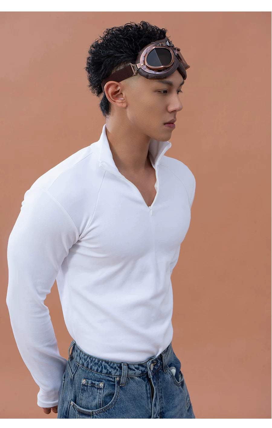 Aviator Sleek Stretch Quarter-Zip Top