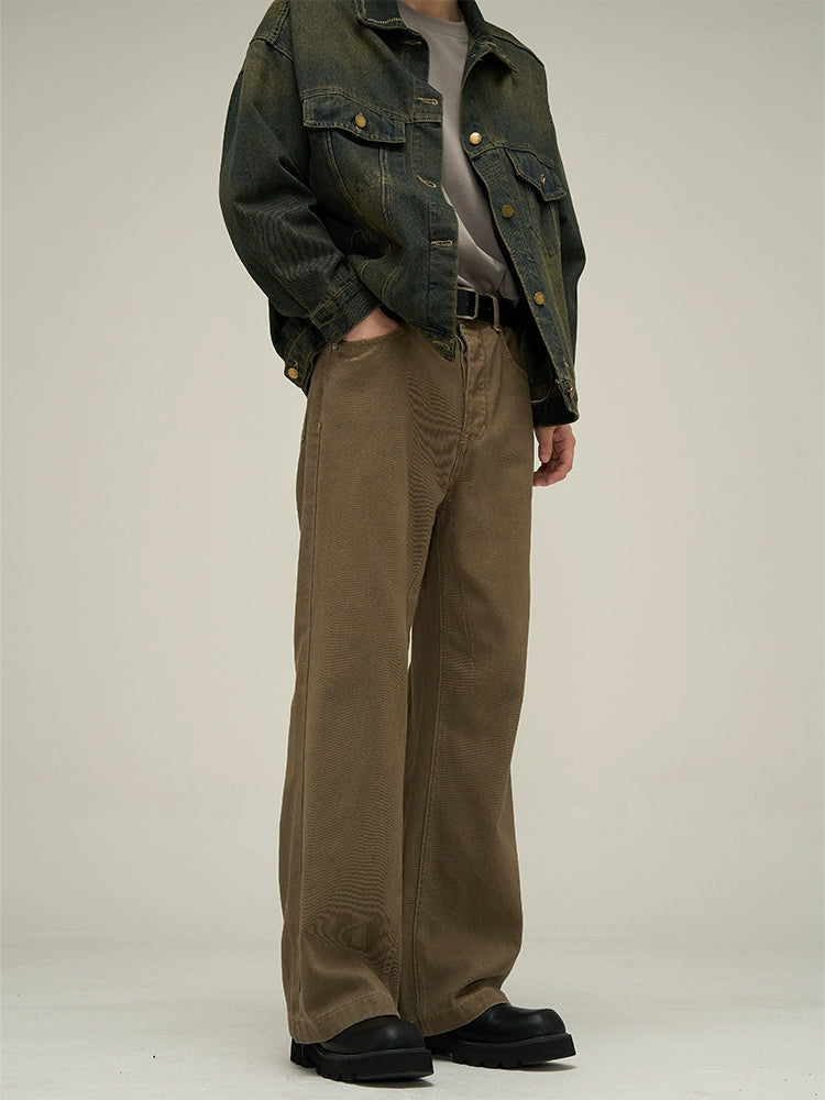 Wide-Leg Carpenter Pants