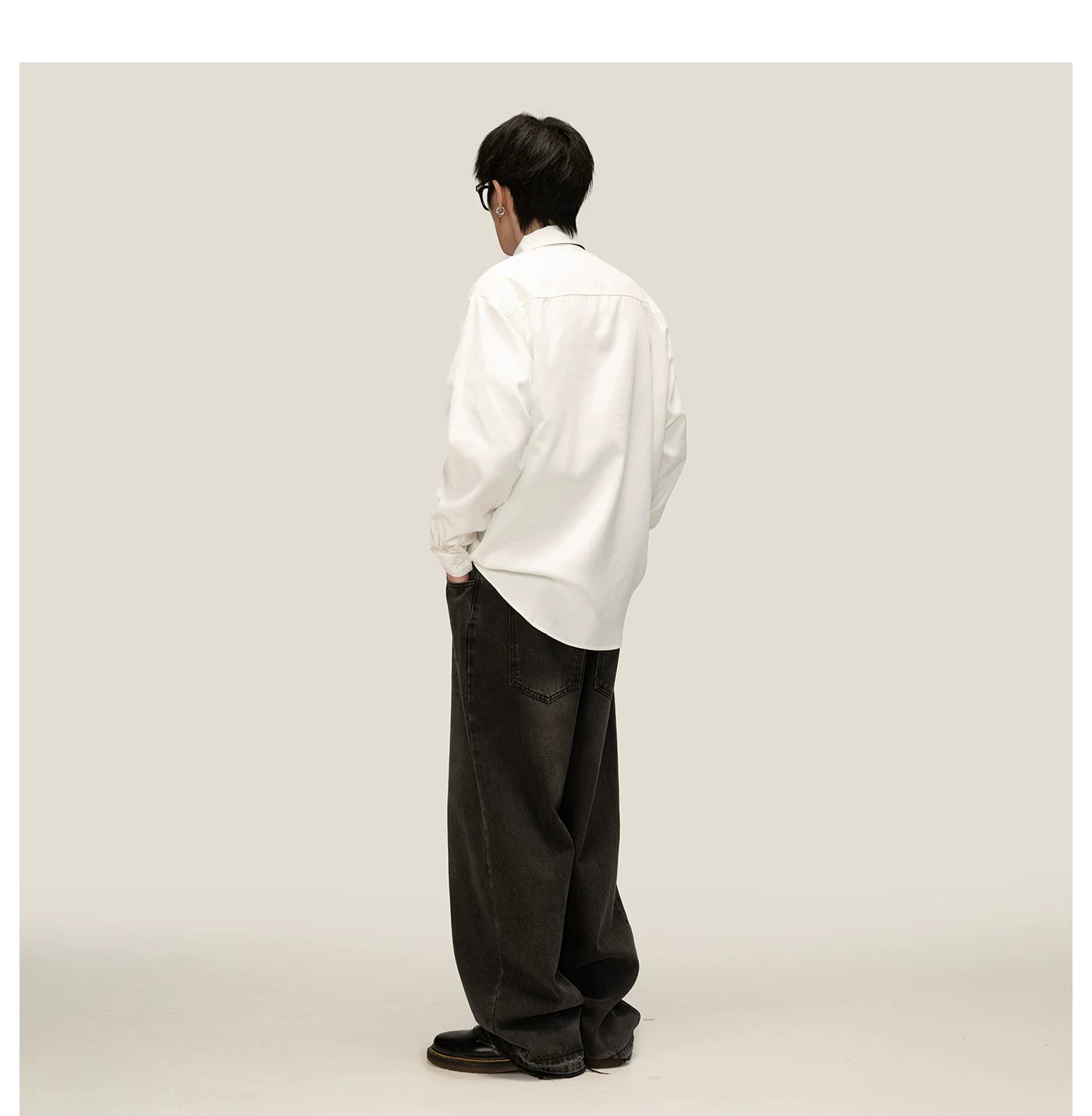 Pixel Verse Oversized Oxford Shirt