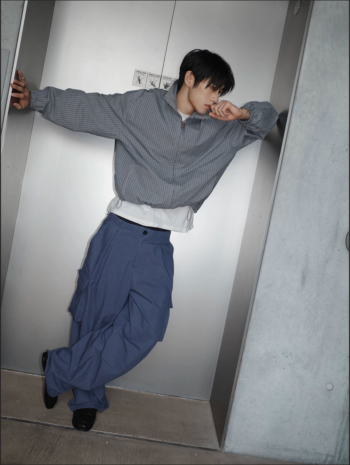 Haven Pleated Wide-Leg Cargo Pants