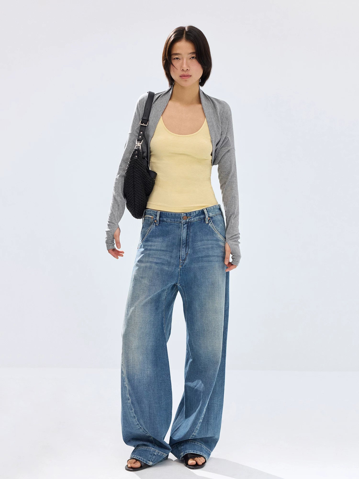 Cropped Shrug Cardigan