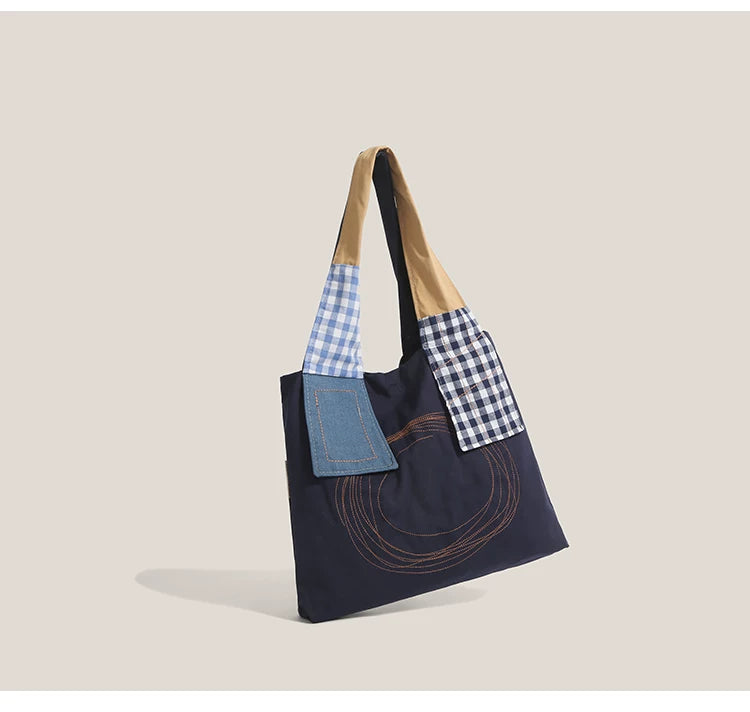 Patchwork Picnic Loop Tote