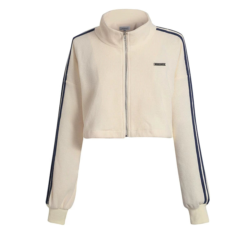Courtside Meringue Zip Jacket