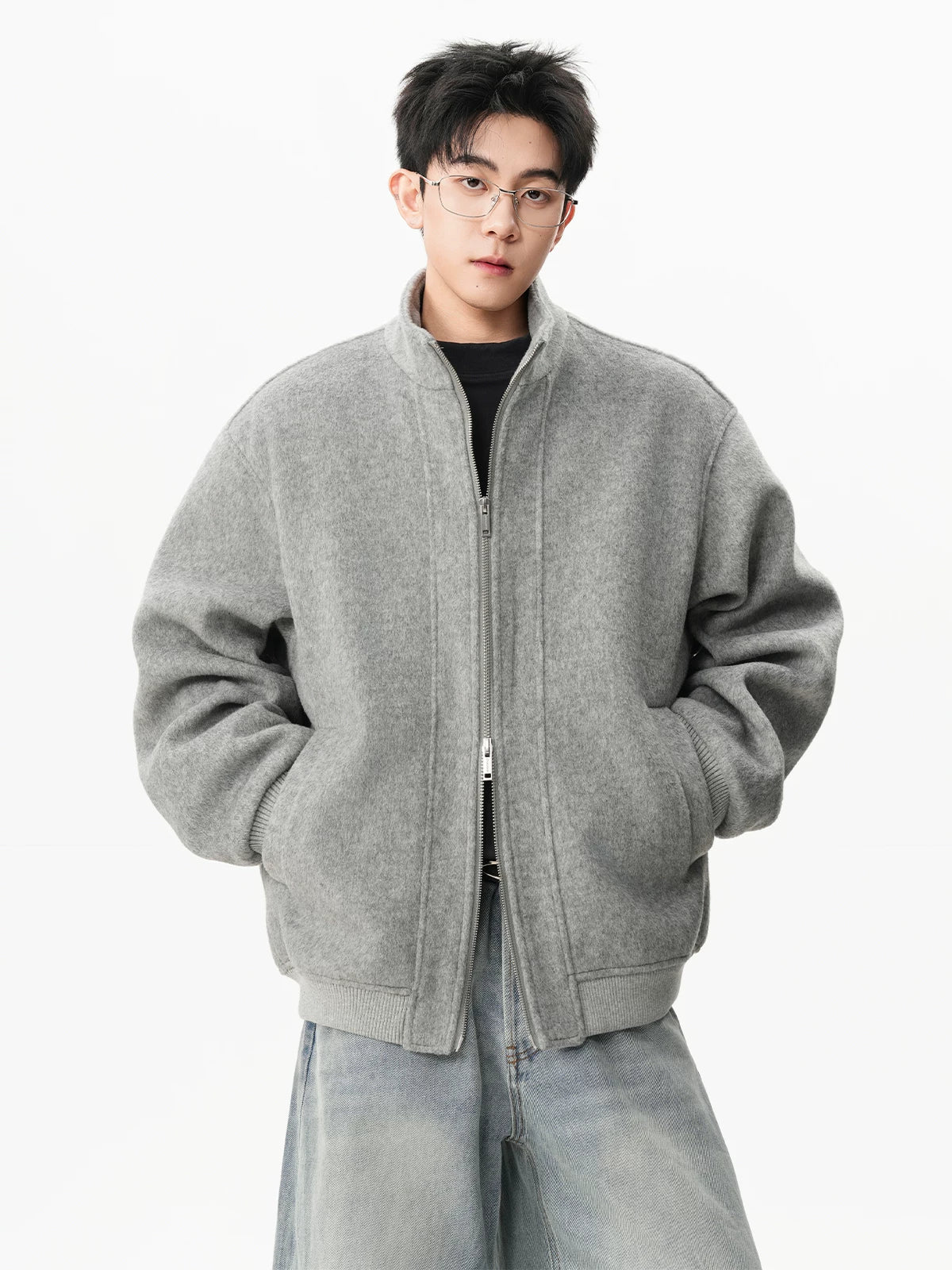 Steelcloud Wool Zip Bomber