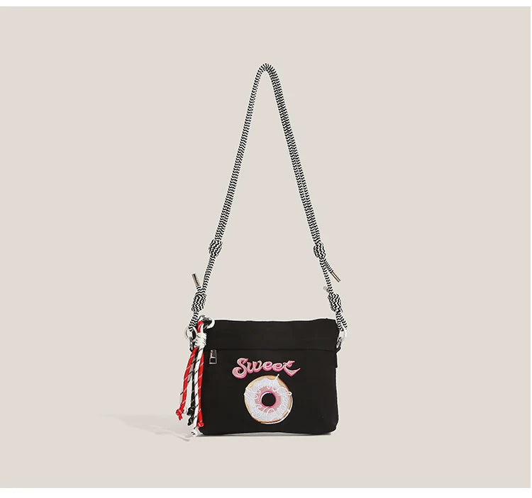 Sweet Sprinkle Donut Rope Crossbody