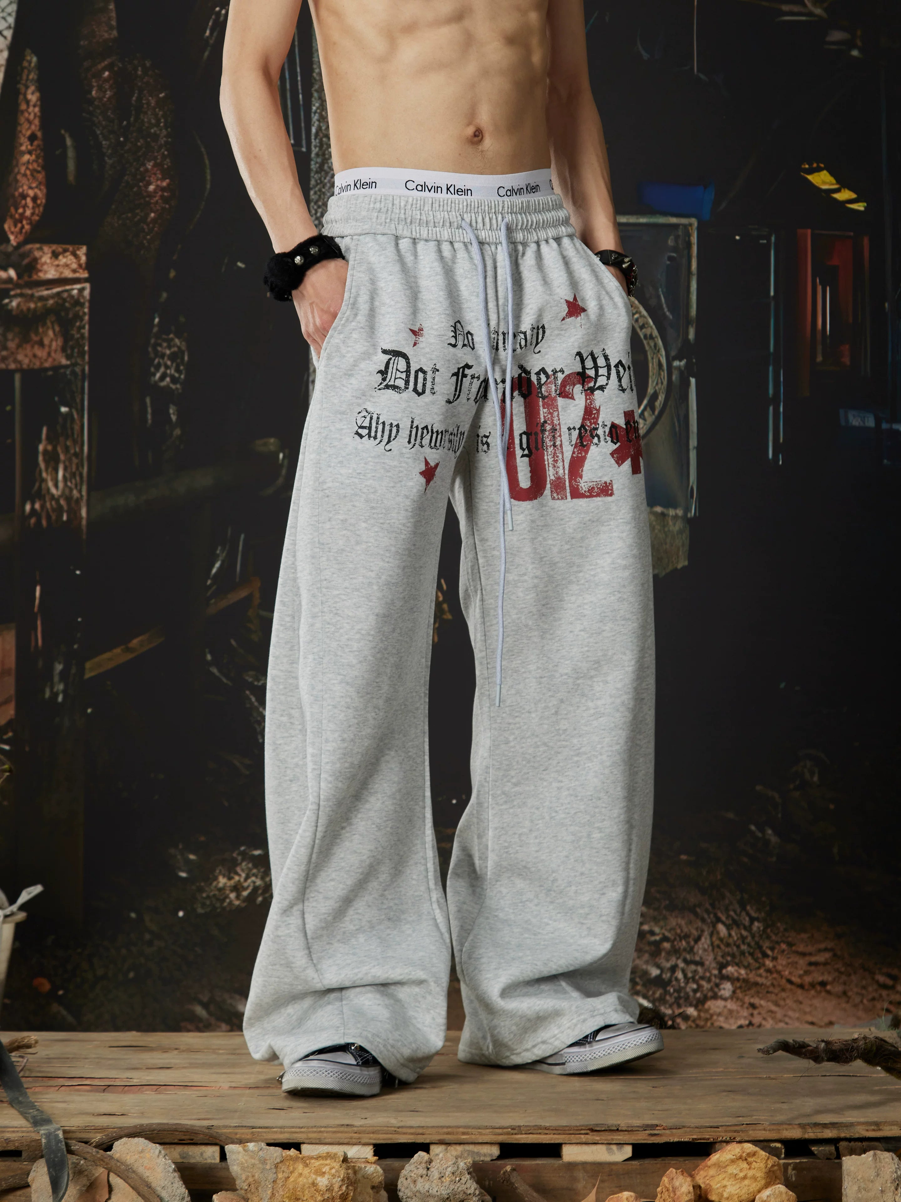 Starbound Script Varsity Stripe Sweatpants