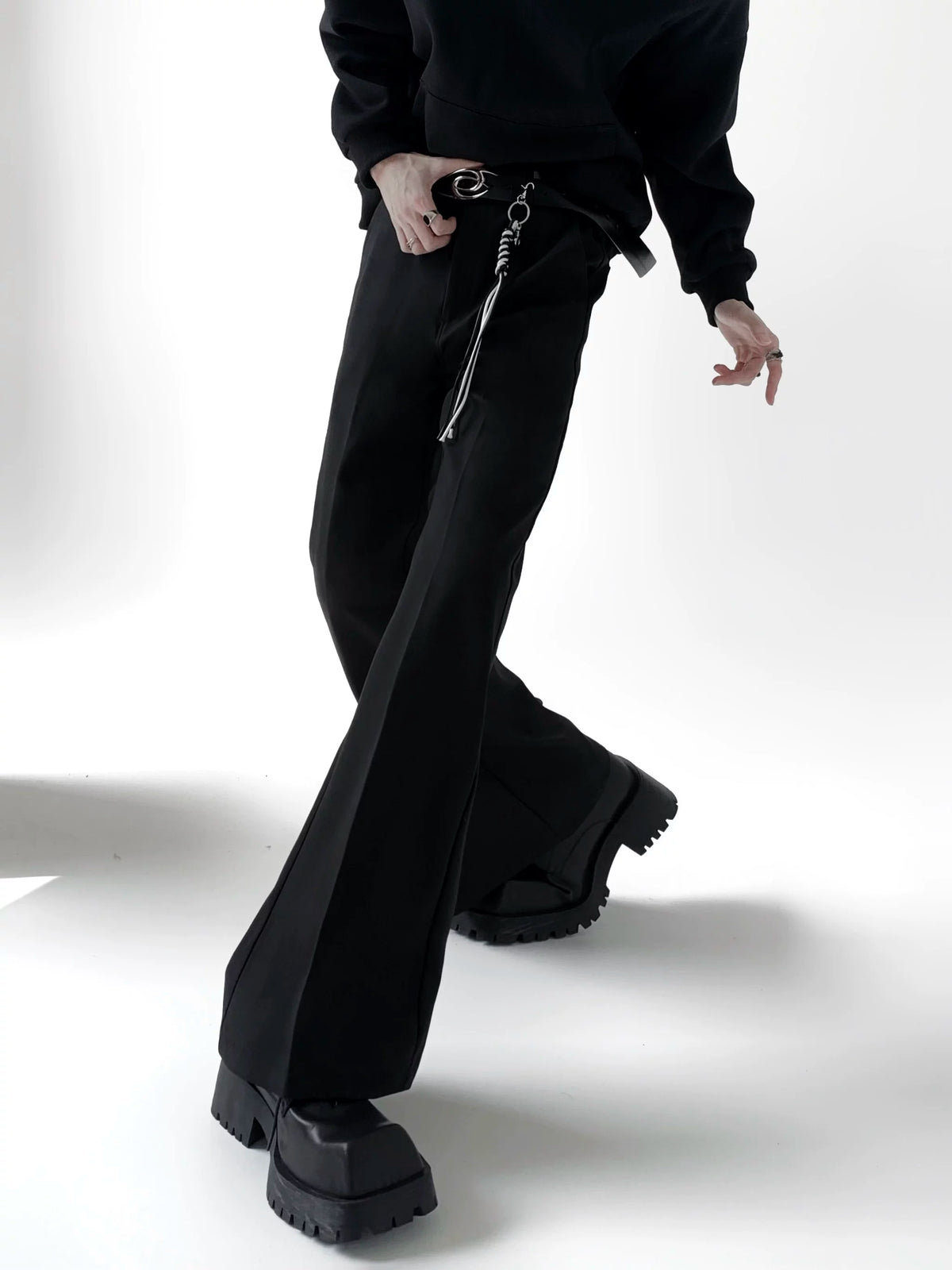 Tassel Flare Trousers