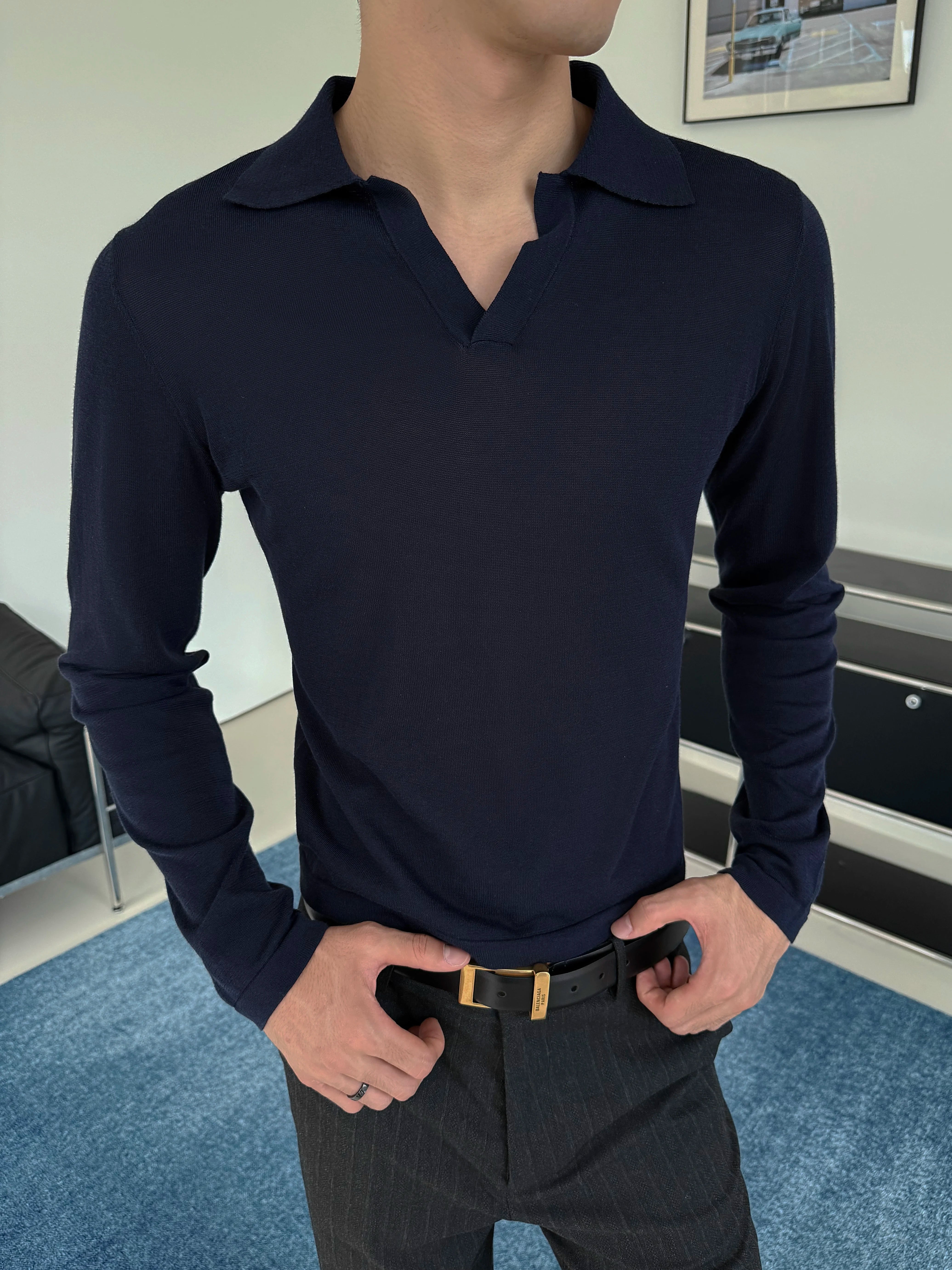 Grove Knit Polo Top