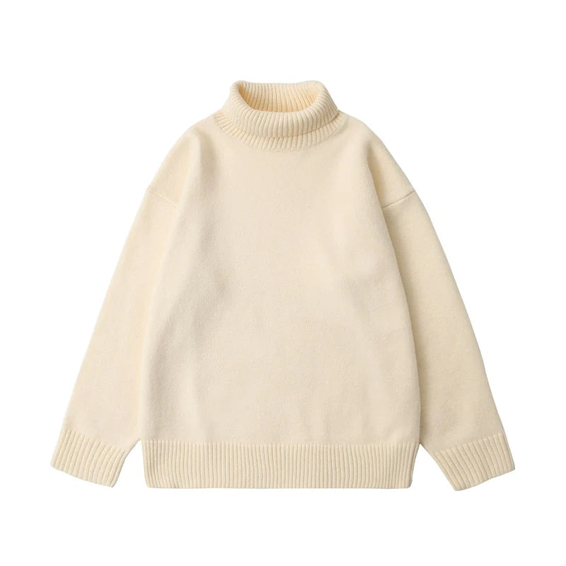 Classic Turtleneck Knit Sweater