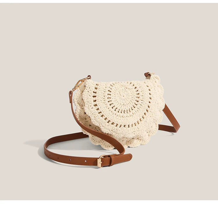Crochet Scallop Crossbody