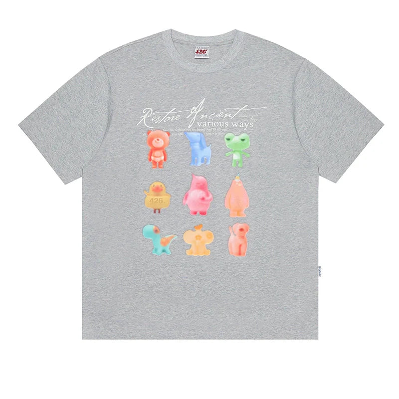 Gummies Print Summer T-Shirt - chiclara