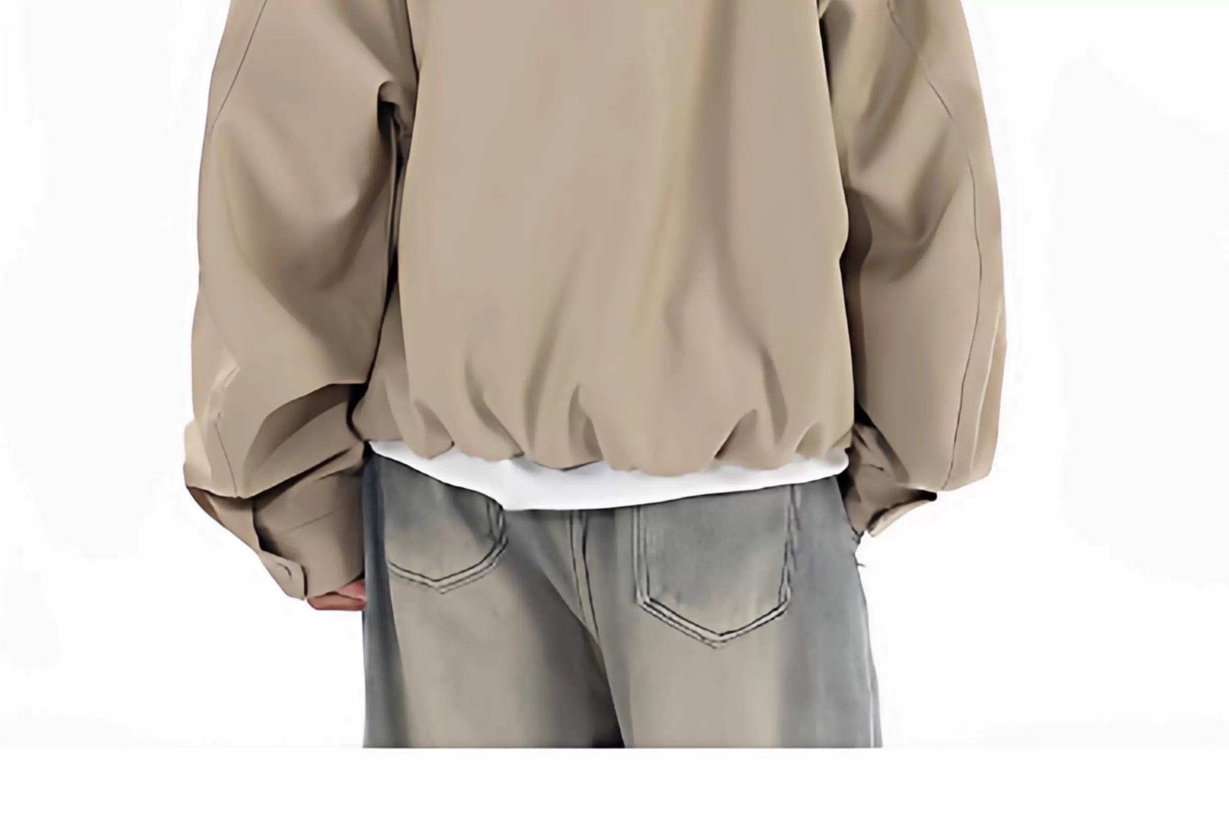 Dune Drift Oversized Zip Jacket