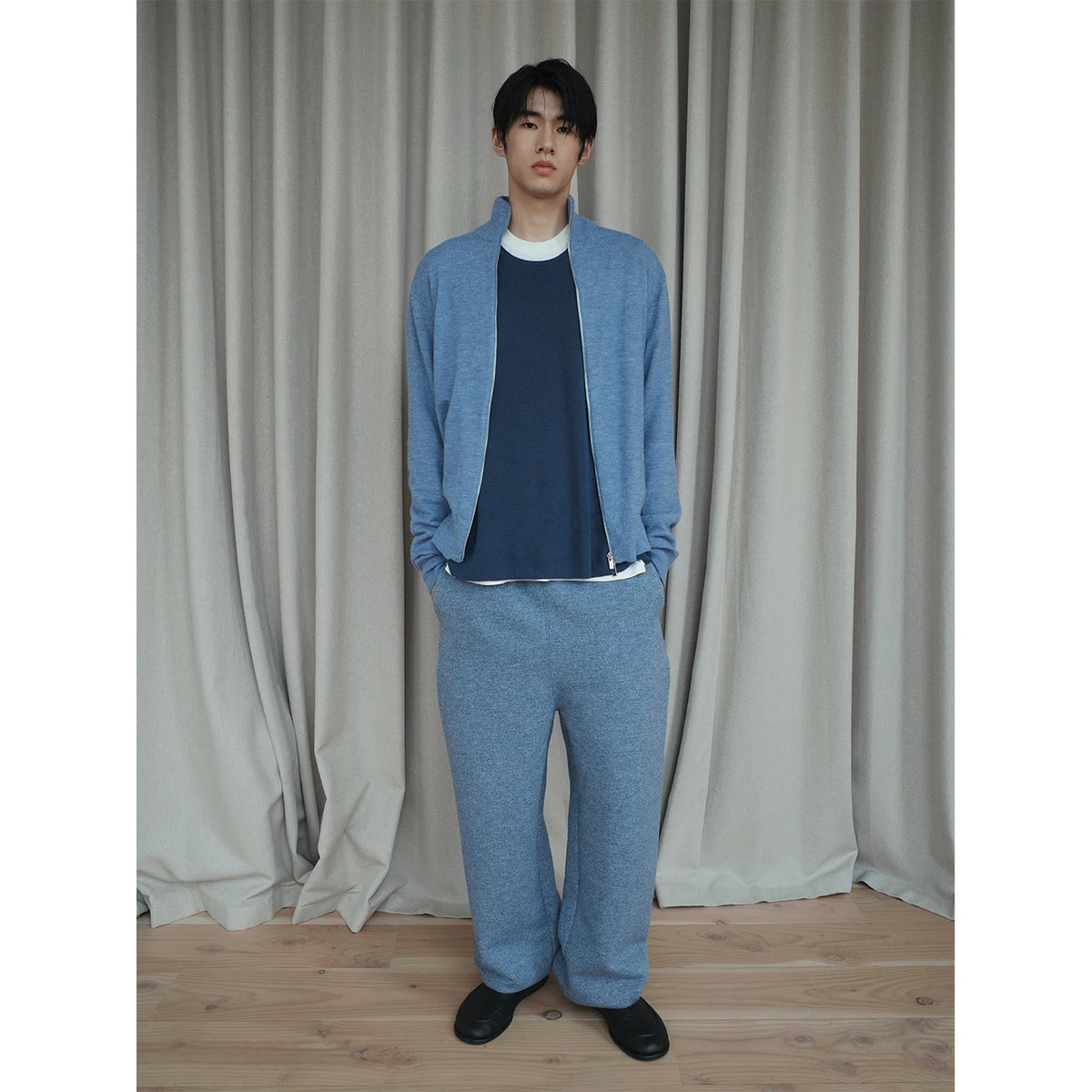 Skyline Zip Knit Cardigan