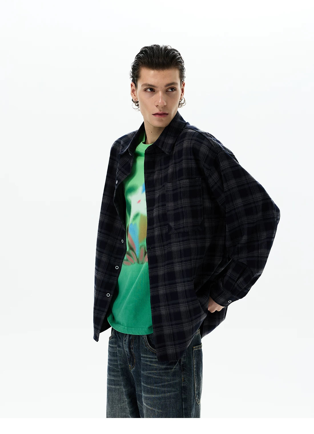 Shadowline Plaid Overshirt