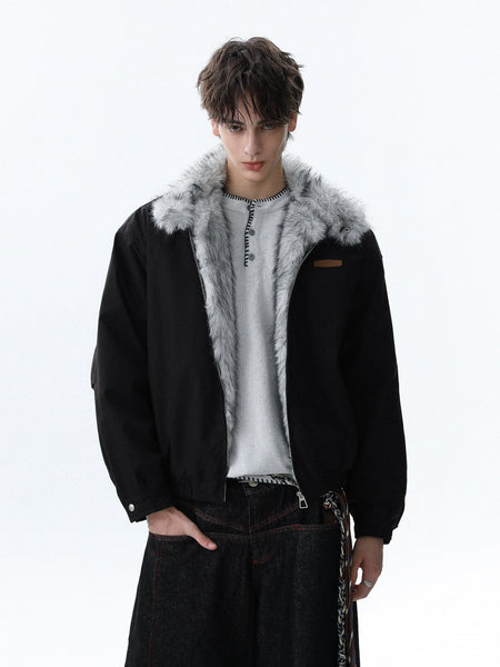 Frost Edge Faux Fur Lined Jacket by Mr Nearly | Chiclara