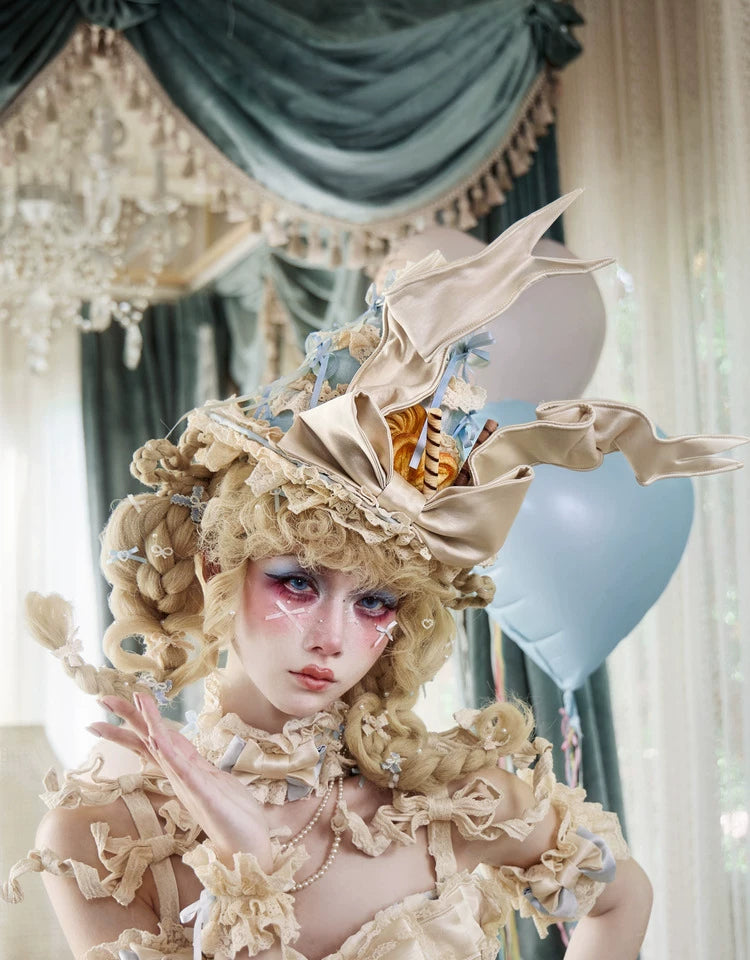 Rosette Lace Cone Party Hat