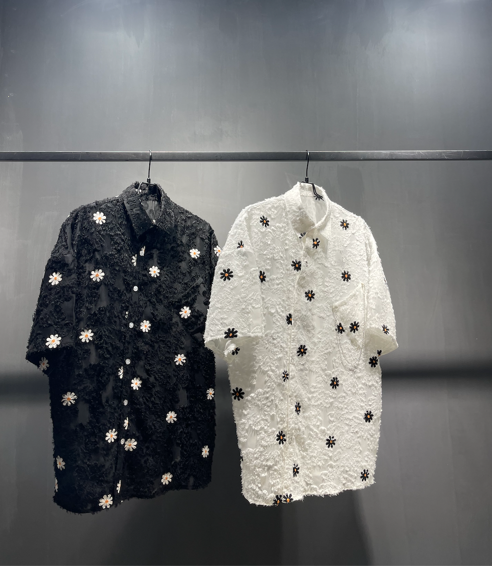 Daisy Lace Button Shirt