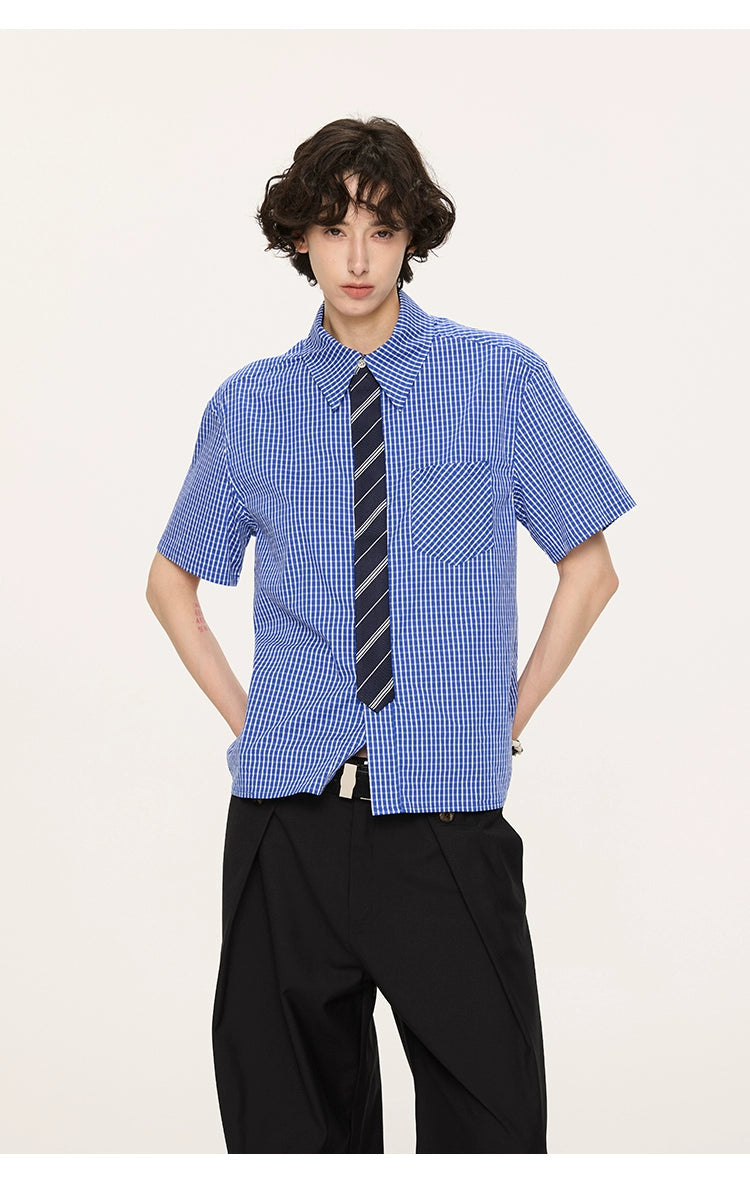 Preppy Short Sleeve Shirt