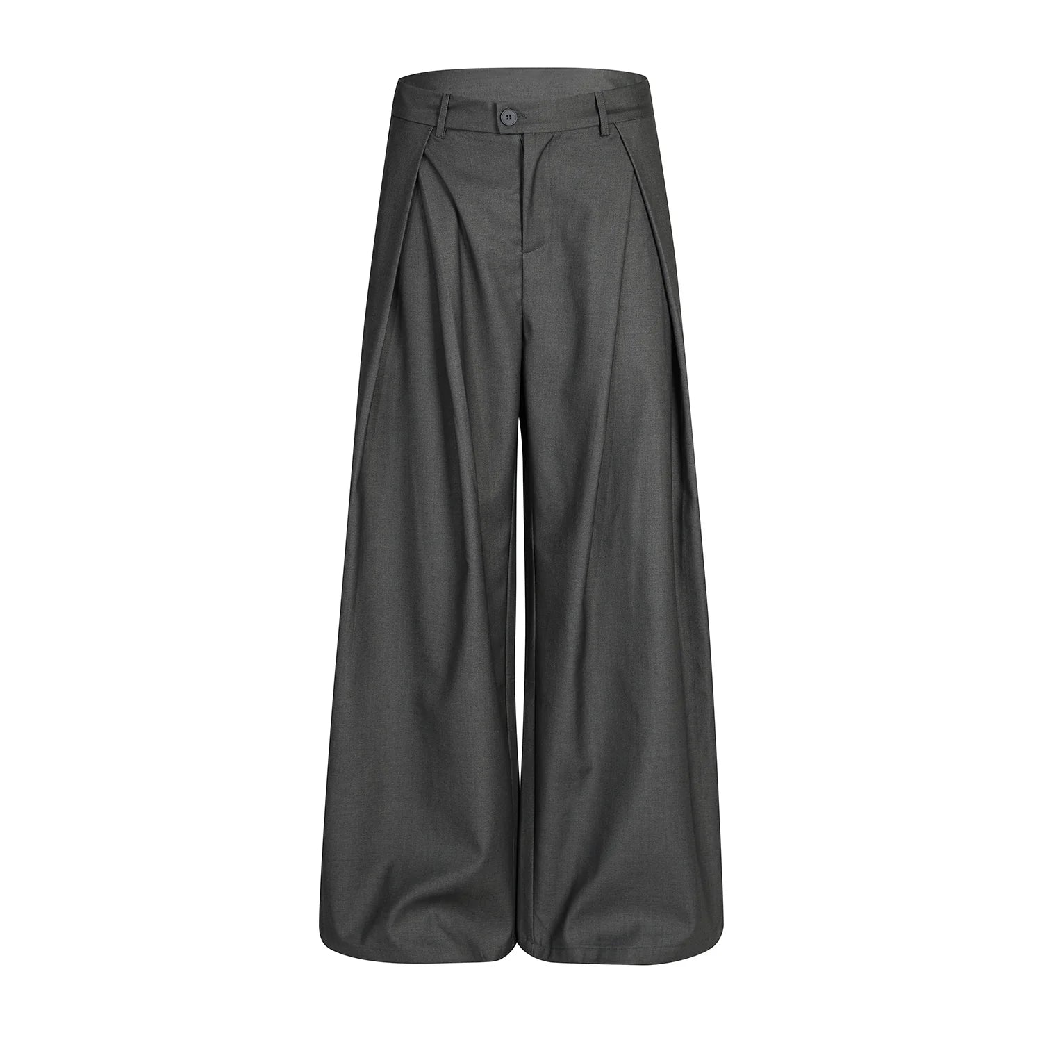 Graphite Drape Luxe Trousers