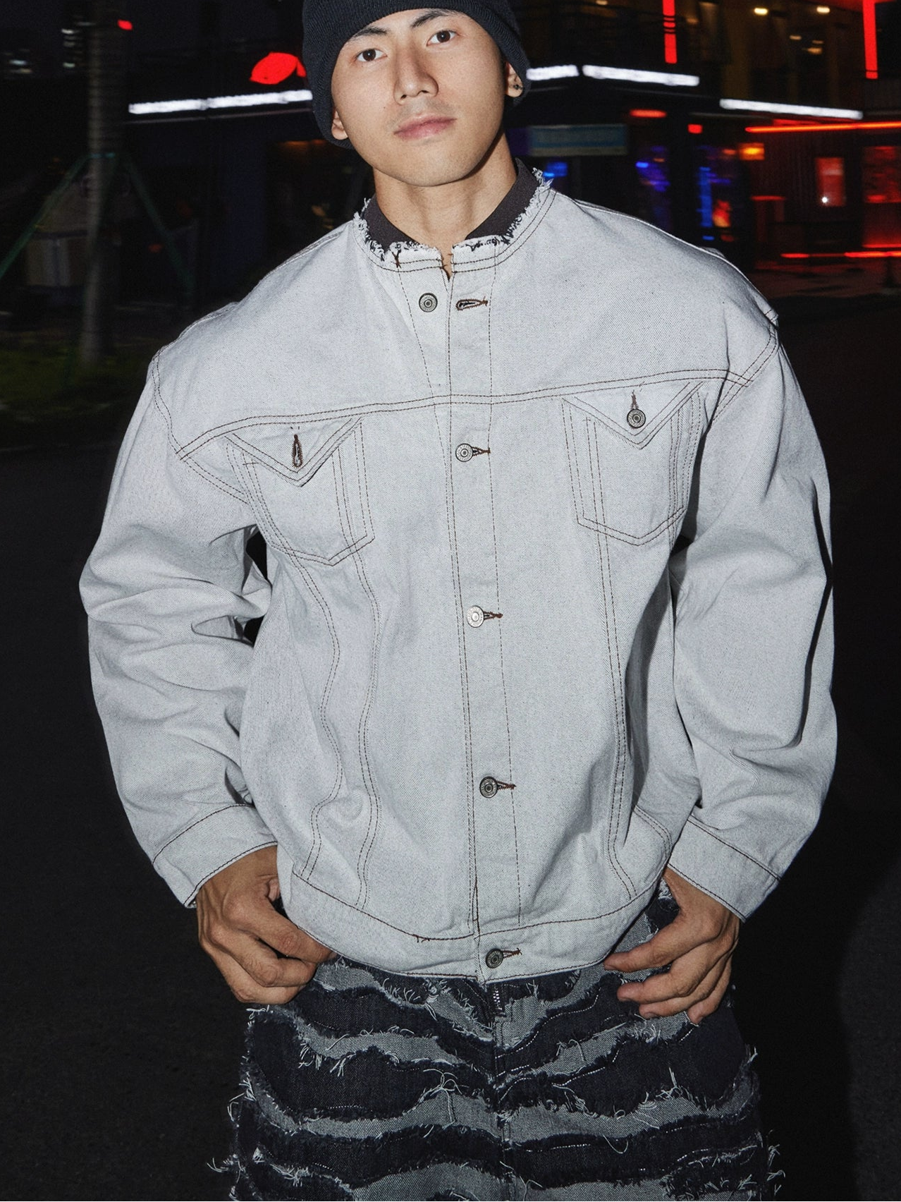 Neon Nightlight Denim Jacket