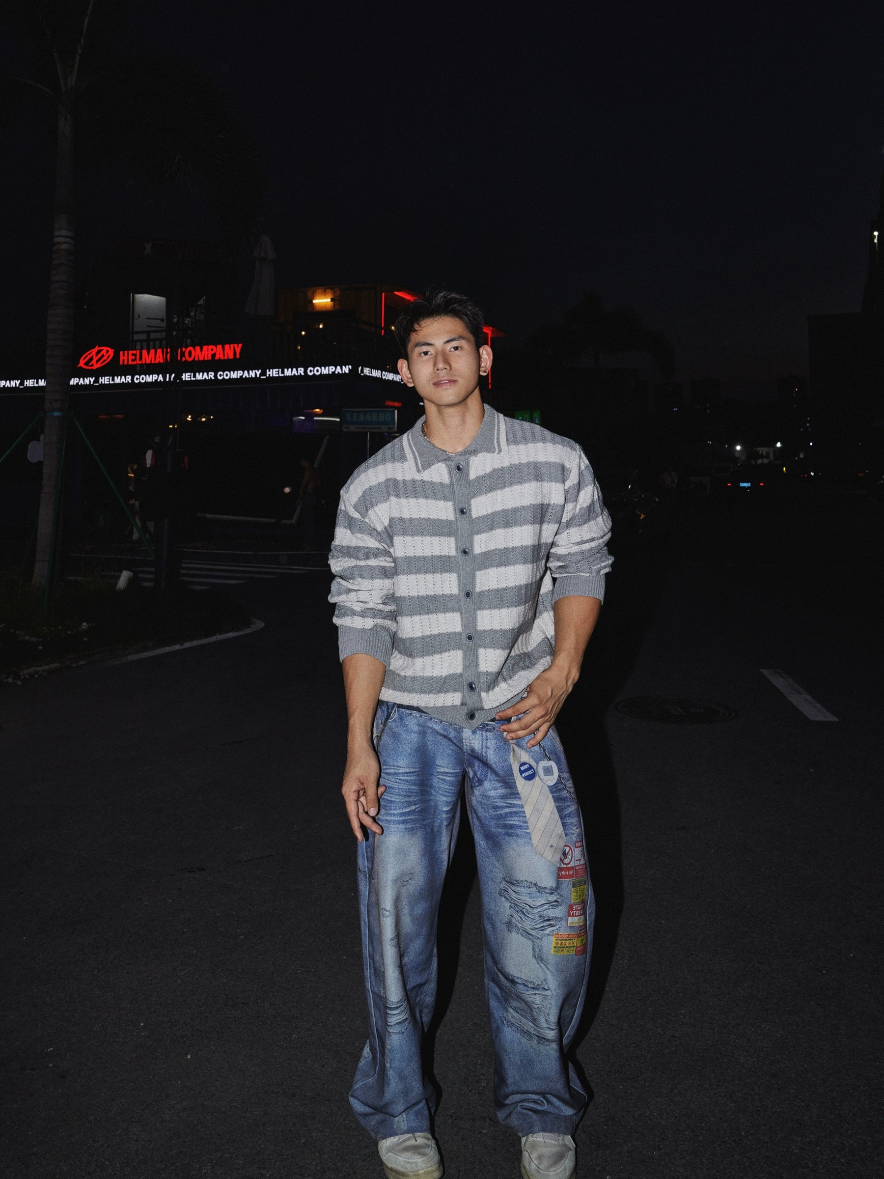 Breeze Striped Cardigan