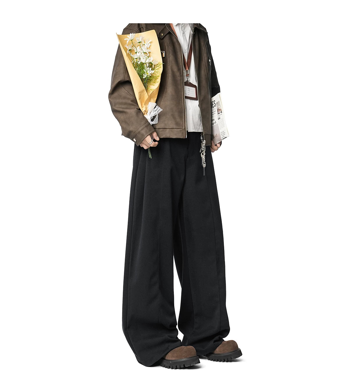 Cafe Scholar Woolwide Trousers