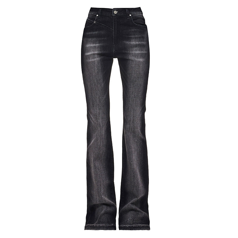 Black Skinny Washed Jeans